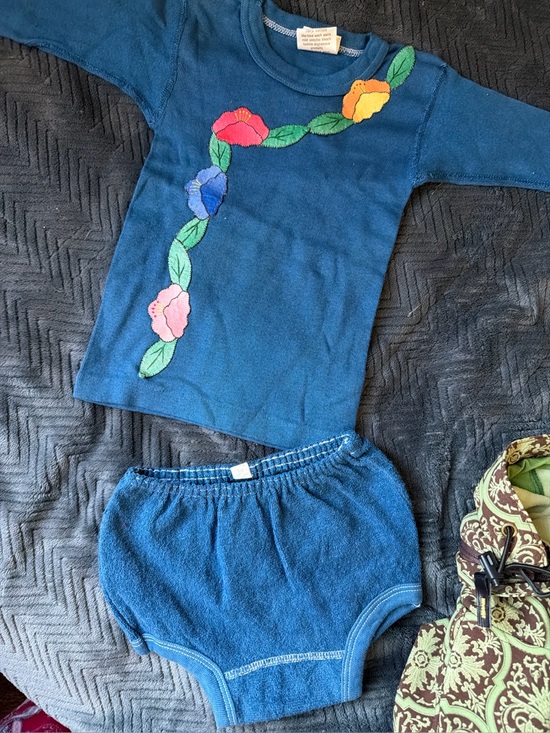 Stephen irell Other - Vintage Stephen Irell Los Angeles Toddler Floral Appliqué Lounge Set 24M
